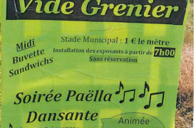 Vide grenier et soirée paëlla dansante