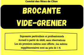 Brocante et vide-grenier