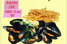 Soirée moules frites à Poulaines