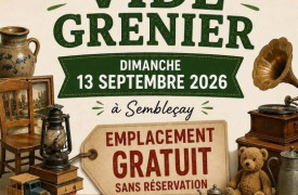 Vide-grenier à Sembleçay