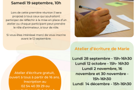 Ateliers d'écriture