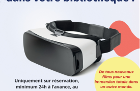 La réalité virtuelle arrive dans votre bibliothèque