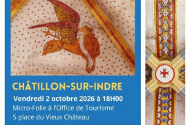 Une heure, une oeuvre : "Les peintures murales des églises de la Brenne"
