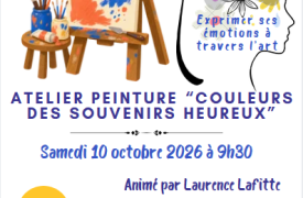 Atelier peinture – Couleurs des souvenirs heureux