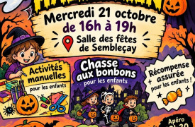 Activité Halloween à Sembleçay