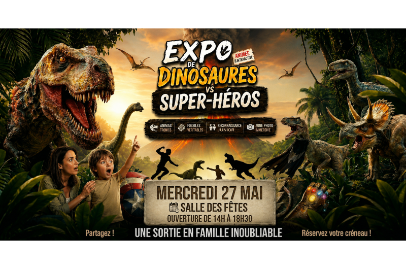 Exposition dinosaures